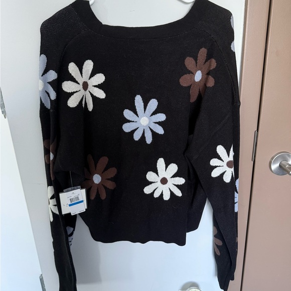 NWT Laundry Daisy Cardigan Sweater - Picture 3 of 6
